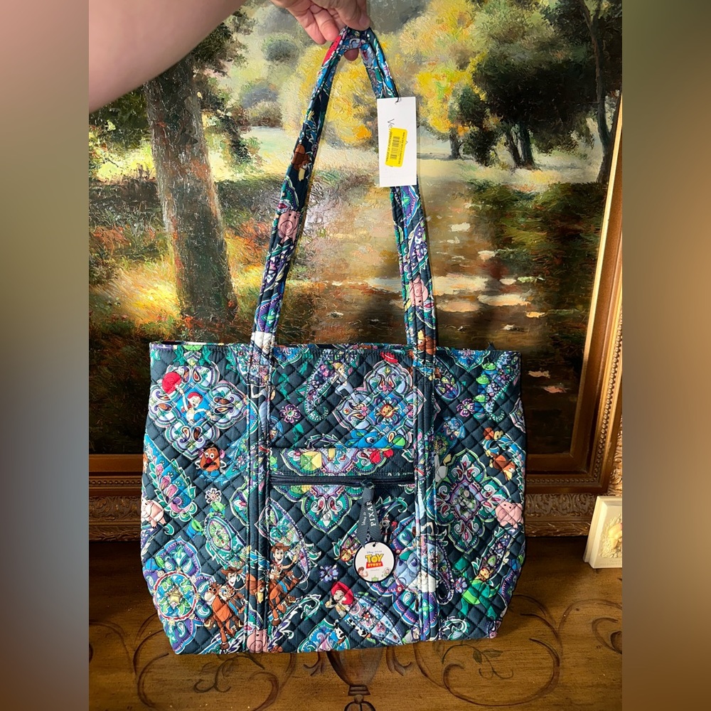 Vera Bradley Large Tote Disney Pixar Toy Story Andy's Room NWT RETIRED PATTERN